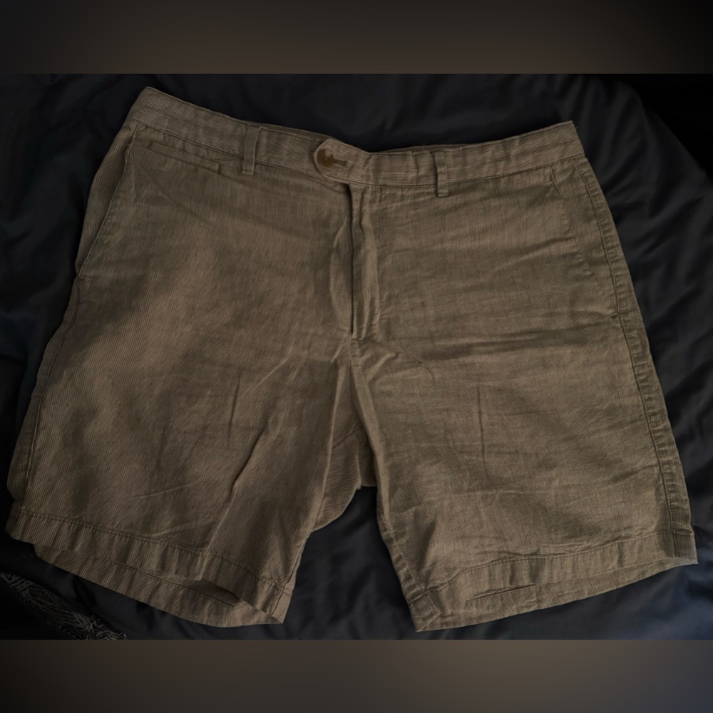Banana Republic Tan Flat Front Shorts Casual Style